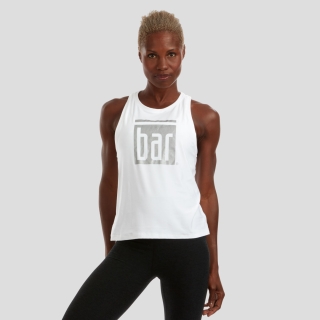 Bar Method X Beyond Yoga Rebalance Tank Cloud White