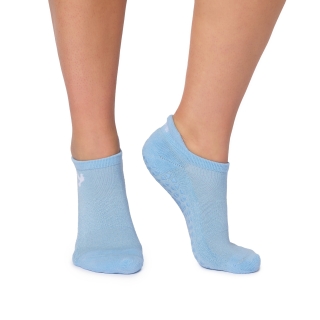 Bar Method X Tavi Grip Sock Blue Dove