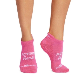 Bar Method X Tavi Grip Sock Action Hero 